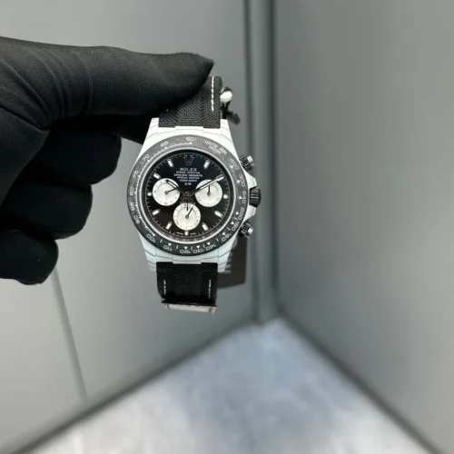 Daytona DIW Carbon N6F 1:1 Best Edition Blue/White Dial on Black Nylon Strap DD4801